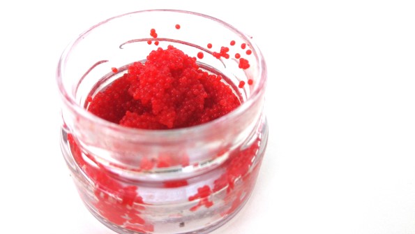 Roter Tobiko - Fischrogen im Glas